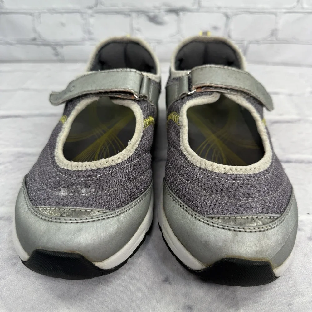 Vionic Sunset Slip On Mary Jane Shoes Womens 8.5 Gray Silver 334 Sunset‎ 9032